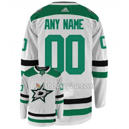 Mænd NHL Dallas Stars Trøje Tilpasset Adidas Hvid Authentic